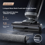 多機能フロアクリーナー T40 - コードレスロボット掃除機＆モップ、温水乾燥、フラット設計、自動清掃 WXT-T40